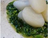 あやめ雪蕪のグリル葉っぱソース作り方10写真