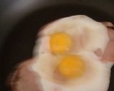 ハムエッグのっけの、ボリューム焼きそば作り方2写真