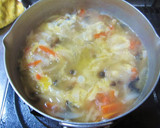冬瓜(夕顔)と野菜たっぷり中華スープ作り方6写真