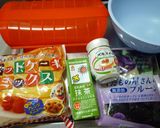 ルクエでHM豆乳蒸しパン☆作り方1写真