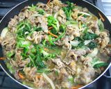 ほうれん草と牛肉で＊焼肉スパゲティ♪作り方9写真