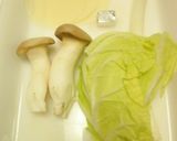 エリンギとぎょうざの皮のたまごスープ作り方1写真