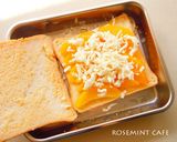黄桃とチーズのフレンチホットサンド作り方3写真