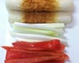 ショウガ濃っ‼ぶた肉まとったちくわ作り方2写真