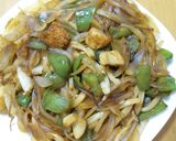 野菜たっぷり！　お好みソースの焼きうどん作り方5写真