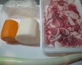 スープ春雨！豚肉と具だくさんスープ★作り方1写真