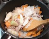 スープ春雨！豚肉と具だくさんスープ★作り方4写真