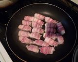 里芋の豚バラ巻き作り方3写真