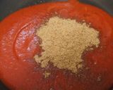 うらごしトマトと粉末焼きそばソースでミートスパ作り方1写真