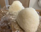 速攻で！明太子バターおむすび♪作り方2写真