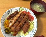市販のトンカツを自家製ソースで絡めて作り方3写真