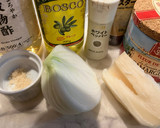 蓮根と新玉ねぎのサラダ粒マスタード風味作り方1写真