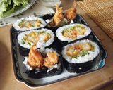 超満足~エビフライの海苔巻き作り方9写真