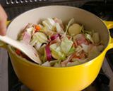 さつま芋の入った食べるミネストローネ作り方2写真