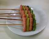 ピッツとアスパラの串フライ作り方1写真