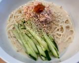 豆乳うどん ⭐︎ツナと胡瓜⭐︎麺つゆで簡単作り方5写真