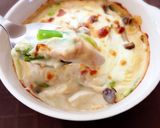 味噌クリームソースで♪和風豆腐グラタン作り方8写真