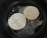 イングリッシュマフィンでフルパンケーキ作り方6写真
