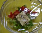 ピーマンと塩昆布のカラフルおむすび作り方3写真