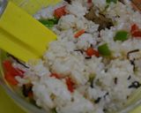 ピーマンと塩昆布のカラフルおむすび作り方6写真