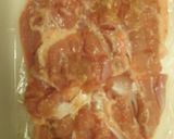 鶏もも肉のカリカリ焼き・みず菜添え!作り方3写真