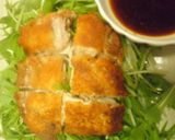 鶏もも肉のカリカリ焼き・みず菜添え!作り方7写真