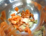 スモークサーモンのおにぎり　梅チーズ風味作り方1写真