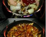 ●朝食に！魚ニソと玉葱の中農ソース炒め●作り方3写真