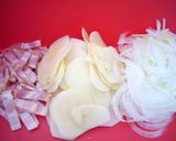 じっくり焼いてね☆スパニッシュオムレツ作り方1写真