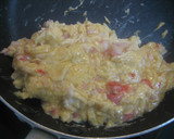 蟹かま麺つゆで旨味増♪ふんわりだし巻き卵作り方3写真