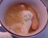 コンソメで作る、春雨入り根菜スープ作り方4写真