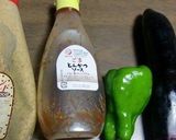 マスタードとソースでいただくなすの和え物作り方1写真