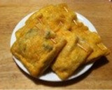 油揚げのはさみ焼き（ほうれん草ベーコン）作り方3写真