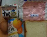 パンdeピーチタルト♥作り方1写真