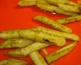 ごぼうの天ぷら（おせちのアレンジ）作り方1写真