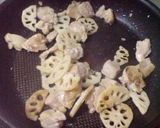 ☆甘くて辛い?根菜と鶏のピリ辛照り煮☆作り方3写真