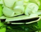 玉ねぎ茄子ピーマンと豚肉の細切り炒め。作り方1写真