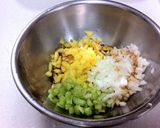 今が旬！柿の豆腐サラダ作り方2写真