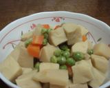高野豆腐と野菜の煮物作り方6写真