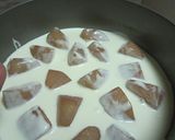 梨と赤ワインのムースのレアチーズケーキ作り方7写真