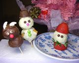 ✿ＨＭでクリスマス✿雪だるまプチケーキ✿作り方13写真