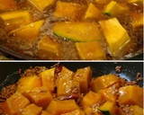 ■ほっこり♪かぼちゃとひき肉のうま煮■作り方3写真