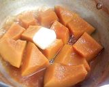 かぼちゃの野菜飲料バターしょう油煮作り方2写真