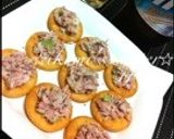 簡単おつまみツナマヨカナッペ作り方4写真