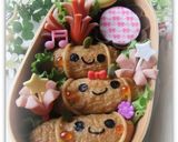 ハロウィン⭐ジャックオーランタン稲荷弁当作り方6写真