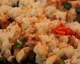 味付け簡単～ウスターソースでチキンライス作り方8写真