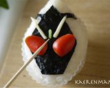 簡単♪仮面ライダーフォーゼおにぎり作り方12写真