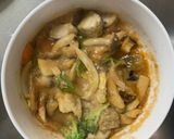 肉無チクワクきな粉トマト炒飯味野菜炒め作り方18写真