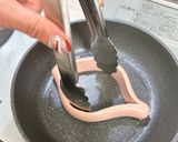 こんがりチーズの羽付き♪魚肉ソー卵焼き作り方2写真
