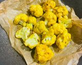 カリフラワーのカレー粉焼き作り方3写真